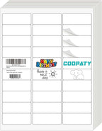 Coopaty 30-Up FBA Labels 1" x 2-5/8" Address Label for Laser & Ink Jet Printers (500 Sheets, 15000 Labels)