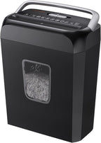 Bonsaii Paper Shredder, 3.4 Gals Wastebasket, 5-6 Sheet Crosscut Shredder for Home Use