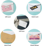 120 Pack Mini Envelopes Small Envelopes Self-Adhesive Kraft Paper Tiny Pockets for Business Cards Christmas Holiday Small Gift Cards Invitations Cards(4.13"×2.76") (White)