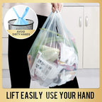 Small Trash Bags 240 Count Garbage Bags SWIHELP Waste Basket Liners for Bathroom, Kitchen,Bedroom, Office Pet Car 15 Liter Trash Can 4 Gallon