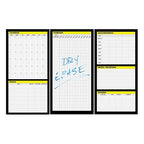 Dry Erase Workout Calendar Poster - Fitness Planner with To-Do List, Notes Section for Home Gym Tracking
