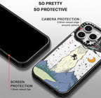 MOSNOVO Case for iPhone 16 Pro, [10ft 4X Military-Grade Drop Protection] Durable & Shockproof Phone Case Cover Design for iPhone 16 Pro - UFO - Clear Black