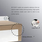 BETCKEY - 1.25" x 1" (32 mm x 25 mm) Multipurpose & Address Labels Compatible with Zebra & More Label Printer,Premium Adhesive & Perforated [20 Rolls, 27600 Labels]