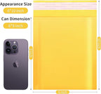 Kraft Bubble Mailers 6×10' Inch 50 Pack Yellow shipping envelopes Self-Seal Padded Mailing Envelopes for Jewelry Makeup Supplies and Small Business Packaging