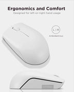 Lenovo 300 Wireless Mouse – Computer Mouse for PC, Laptop with Windows – Ambidextrous Design – 2.4 GHz Nano USB Receiver – 12 Month Battery Life