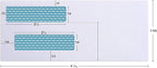 Aimoh #8 Double Window Self Seal Security Envelopes - for Business Checks, QuickBooks & Quicken Checks, Size 3 5/8 x 8 11/16 Inches - Checks Fit Perfectly - Not for Invoices, 1000 Count (30180-1000)