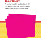 School Smart Railroad Poster Board Paper, 22 x 28 Inches, 4-Ply, Magenta, Pack of 25