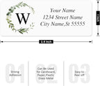 Custom Address Labels - Personalized Labels, Return with Strong Adhesion, Can Be Used for Cardboard, Paper, Plastic, Glass, Metal (2.6x1 Inch, Set of 100), Multicolor