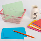 50 Pack A6 Envelopes for 4 x 6 Greeting Cards, Birthday Party, Photos, Baby Shower and Wedding Invitation Cards, 6 1/2 x 4 3/4 Inches (Multicolor)