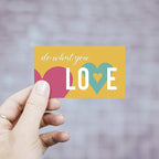 Canopy Street Motivational Quote Cards / 2" x 3.5" Inspirational Flat Business Cards / 50 Mini Kindness Cards / 25 Uplifting Designs/Encouraging Reward Cards