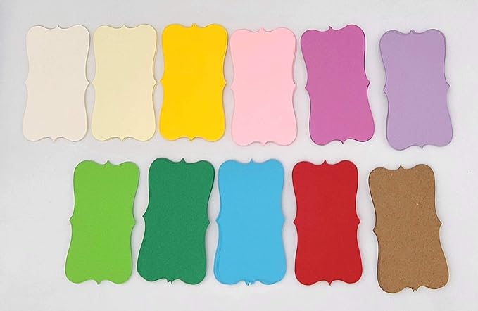 PPAPPAPPIYO Color Blank index cards Business Cards (110) Paper 3.5 in x 2 in - Blank