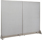 GOF Freestanding Office Partition, Large Fabric Room Divider Panel, 72" W x 60" H