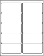 10 Up - 500 Sheets Shipping Address Labels - 2" x 4" - Total 5000 Labels
