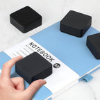 Ddaowanx Dry Erase Erasers, 2"x2",Soft Grip Magnetic Mini Eraser for Refrigerator Whiteboard,Classroom Teacher Supplies(8 Pack/Black)