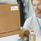 MFLABEL 2x4 Shipping Labels 10-UP - 500 Sheets (5000 Labels!) for Laser/Inkjet Printers | Industrial Adhesive for Boxes/Mailers | FBA & UPS Certified + Free 48 Fragile Stickers