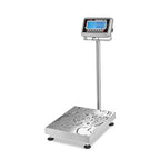 VisionTechShop TBWS-200 Washdown Stainless Steel Bench Scale, Lb/Kg/Oz Switchable, 200lb Capacity, 0.05lb Readability, NTEP Legal for Trade