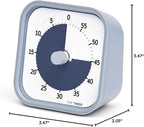 TIME TIMER Home MOD - 60 Minute Kids Visual Timer Home Edition - for Homeschool Supplies Study Tool, Timer for Kids Desk, Office Desk and Meetings with Silent Operation (Pale Shale)