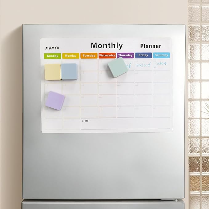 Ddaowanx Dry Erase Erasers, 16 Pack Magnetic Whiteboard Eraser Classroom Must Haves for Teachers, School Supplies (16 Pack/ 8 Color)