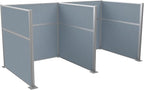 Versare Hush Panel Cubicle Kit | Workstation Partition Walls | Sound Dampening Cubicle Walls | Partitions for Desks