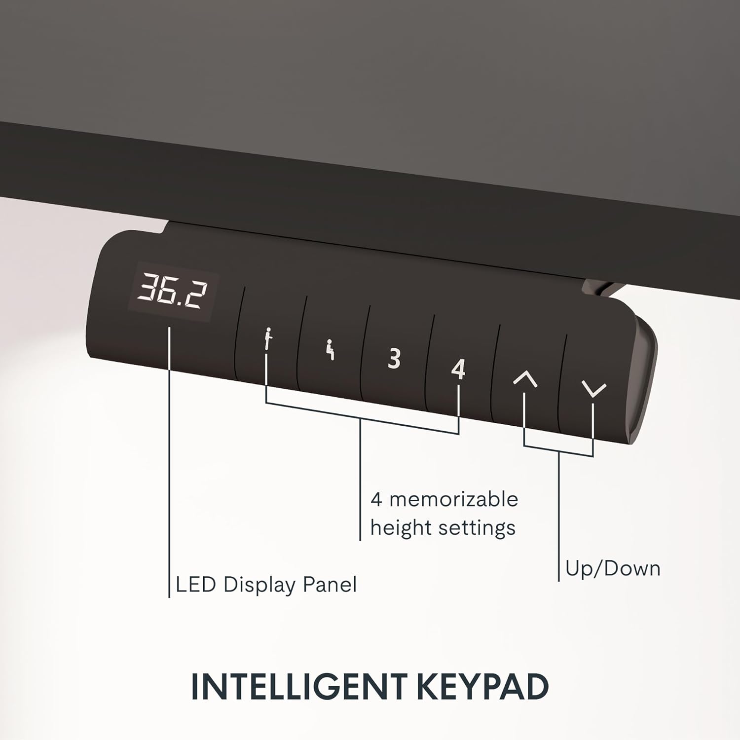 FLEXISPOT E6 Essential 3 Stages Dual Motor Electric Standing Desk 48x24 Inch Whole-Piece Board Height Adjustable Electric Sit Stand Desk(White Frame + Black Desktop, 2 Packages)