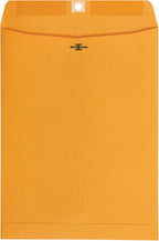 Amazon Basics Clasp Kraft Envelopes, Gummed Mailing Envelope, 9 x 12 inch, 100-Pack