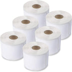 enKo (6 Rolls / 6000 Labels) 30334 Dymo Compatible Multipurpose Barcode (1-1/4" x 2-1/4")