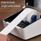 HP 2x1 Direct Thermal Shipping Labels, 2 Rolls, 1375 Sheets per Roll, Multipurpose White Labels for Personal or Business Use, Compatible with HP and Other Thermal Printers