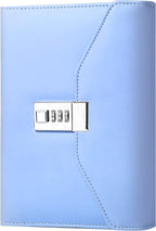 CAGIE Diary with Lock for Women, Full Wrap-around Privacy Journal Gifts for Girls, 120 GMS 224 Pages Thick Lined Notebook with Lock, 5.9 x 7.9 Inch