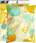 Colorful Leaves Poly Mailer 12x15.5 Inch 50 Pcs, Waterproof Shipping Bags for Clothing, Tear-Resistant Mailier Bags, Strong Mailing Bags with Self-Seal