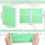 PerKoop 12 Pcs Jumbo Book Covers Stretchable Fabric School Book Protector Reusable Washable Cover Protector for Most Hardcover Textbooks(Vivid Colors,9 x 11 Inch)