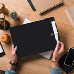 40 Pcs Extra Large Mailing Clasp Envelopes 14 x 18 Inch Jumbo Kraft Catalog Manila Envelope with Clasp Closure for Oversized Big Document Office Home Business School Storing Mailing(Black)