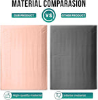 Levex - #0 6" x 10" [5 Pack] Light Pink Poly Bubble Mailers, Padded Envelope Mailers, Packing Envelope & Mailing Bags for Shipping