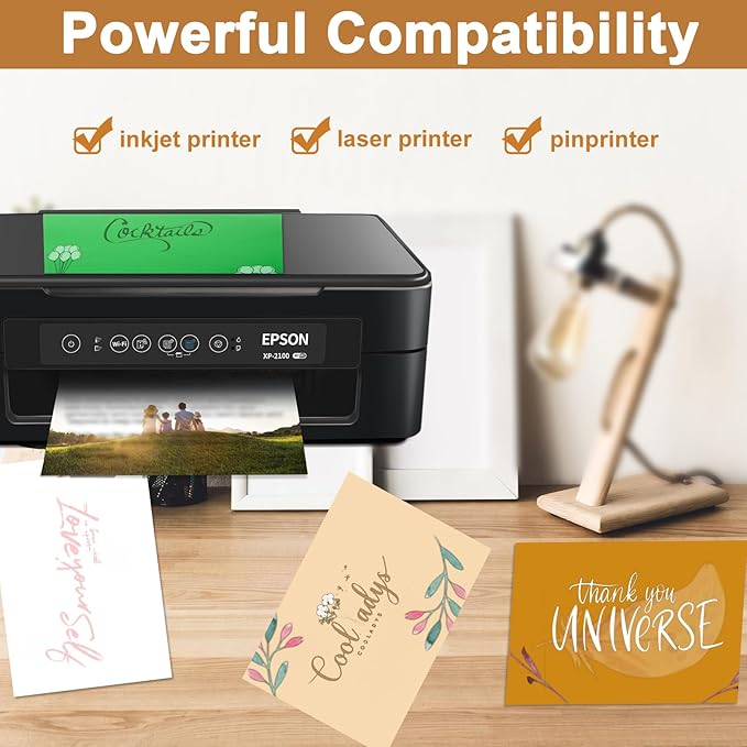 28 Sheets White Shimmer Cardstock 8.5 x 11 Printer Paper, 250gsm/92lb Heavyweight Paper Card Stock for DIY Card Making, Business Cards, Wedding Invitations, Menus, School Crafts