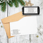 XX-Large Size Custom Self-Inking Stamp Customized Return Address Stamp - Up to 8 Lines of Text Choose from Many Fonts & Ink Colors