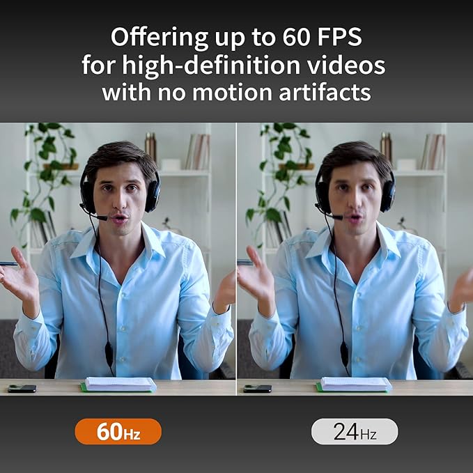 j5create 4K Wide Angle Webcam with Microphone/Privacy Cover for Video Conferencing, Streaming, Recording and Online Teaching, Supports Zoom, Skype, Teams, OBS and More (JVU430)