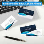 MaxGear Business Card 200 Printable Business Cards, Printable Card Paper Compatible with Laser & Inkjet Printer, Double-sided Printing, Heavyweight, Matte White Paper, 10 Cards/Sheet, 3.5" x 2" (8871)