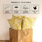 Poly Mailers 10x13 Inch 100 Pack Medium Shipping Bags Strong Thick Mailing Envelopes | Self Sealing Adhesive | Waterproof & Tear Proof | Small Business Packaging for Clothing - Floral Mustard Yellow