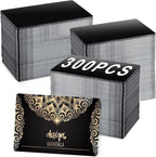 300 Pcs Metal Business Cards Black Metal Business Card Blanks for CNC Engraver Laser Engraving Reliable and Sturdy Multipurpose Aluminium Business Card Blanks Thickness 0.01 Inch