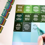 FAR/AIM 2024 Tabs, Color-Coded and Laminated Index Tabs for Private Pilot's License, FAA VFR, 90 Pre-Printed and 10 Blank Tabs (Book Not Included)