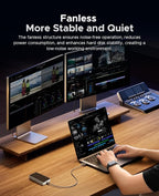 ORICO 1TB USB4.0 External SSD 3800MB/s(40Gbps) - Ultra-Fast Portable NVMe SSD, Compatible with Thunderbolt 3/4, Fanless Aluminum Design for Photographers, Video Editors X40