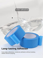 Lichamp Blue Painters Tape, 2 Bulk Pack 1.9 inch by 55 Yards Paper Tape, Blue Tapes for Crafts Arts