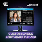 Adesso Cybertrack H6 4K Ultra HD USB Webcam with Built-in Dual Microphone & Privacy Shutter Cover, Black