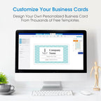 MaxGear Business Card Printable Business Card, Compatible with Laser & Inkjet Printer, Double-Sided Printing, Heavyweight, Matte White Paper, Smooth Edge, 10 Cards/Sheet, 2000 Cards, 3.5" x 2"（8871