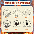 HDSD Custom Book Embosser,Personalized Your Name & Design,for Envelopes,Wedding Invitation,Christmas Book Embosser and More,Craft Your Own Elegant Book Stamps for Bibliophiles & Gift Giving