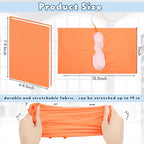 PerKoop 12 Pcs Jumbo Book Covers Stretchable Fabric School Book Protector Reusable Washable Cover Protector for Most Hardcover Textbooks(Vivid Colors,6 x 9 Inch)