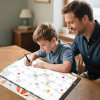 Gannyfer Desk Calendar 2025-2026, Large 22"x17" Monthly Calendar, July 2025 - Dec 2026, 18 Month Yearly Desktop Pad Calendar,Office Supplies Perfect for Home, School or Office(6 Stickers Included)