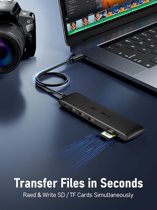 Lemorele USB C Dual Monitor Docking Station for Dell/HP/Lenovo/Surface Laptop, 12 in 1 Triple Display Multiport Hub Adapter w/2 HDMI 4K+VGA+10Gbps 2 USB3.2+2 USB2.0+100W PD+USB C Data+SD/TF+Audio