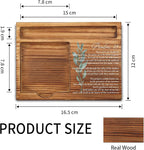 vizuzi Bible Verse Psalm 23 Christian Decor Sticky Note Holder Gifts for Women Men Prayer Coworkers Employees Friends Inspirational Positive Scripture Desk Self-Stick Note Pad Holders ZSS49