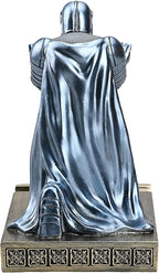 Windbreaker Soldier Knight Pen Holder Personalized Desk Accessory, Mobile Phone & Gaming Controller Holder, Device Stand Gift for Medieval Enthusiasts (Blue)