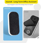 maxtek Magnetic Dry Erase Eraser, Glass Board Erasers, 4 Pack, Whiteboard Eraser for Dry Erase Board, Glass Board, Calendar Board, Office and School Supplies (Gray)